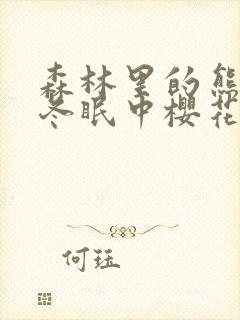 森林里的熊先生冬眠中樱花动漫