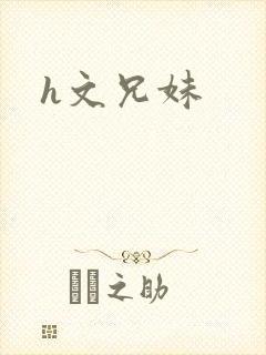 h文兄妹封面