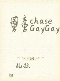 国产chase男男GayGay
