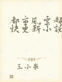 都市风云超前超快更新小说