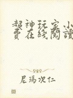 超神玩家小说免费在线阅读