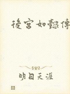 后宫如懿传小说