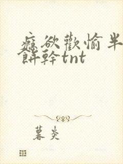 瘾欲欢愉半块小饼干tnt