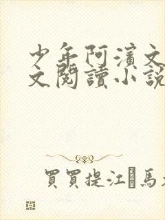 少年阿滨文全全文阅读小说封面