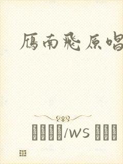 雁南飞原唱封面