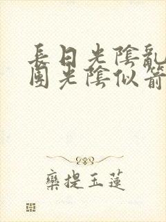 长日光阴乱作一团光阴似箭眇眇