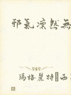 邪气凛然无弹窗