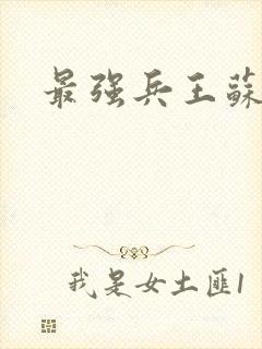 最强兵王苏锐封面