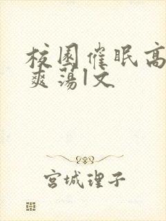 校园催眠高h肉爽荡l文封面