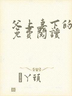 父上妻下的小说免费阅读