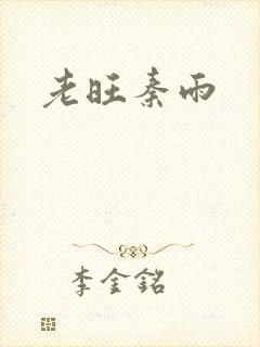 老旺秦雨封面