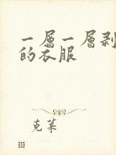 一层一层剥开我的衣服封面