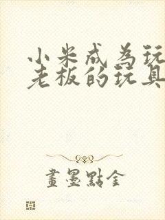 小米成为玩具店老板的玩具