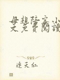 母亲陪客小说全文免费阅读封面