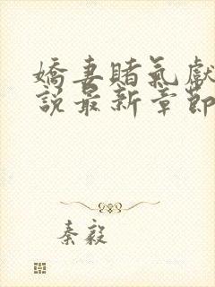 娇妻赌气献身小说最新章节免费阅读