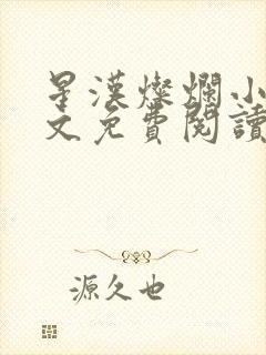 星汉灿烂小说全文免费阅读