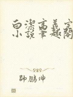 白洁高义完整版小说笔趣阁