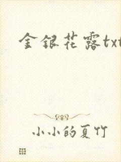 金银花露txt