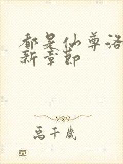 都是仙尊洛尘最新章节