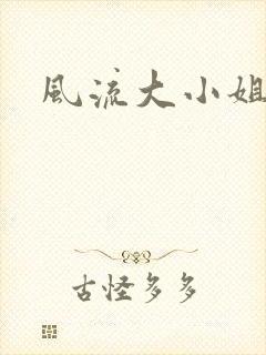 风流大小姐封面