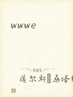 wwwe封面