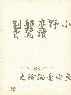 别那么野小说免费阅读