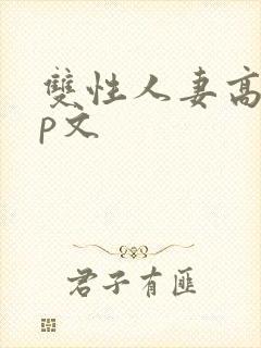 双性人妻高hnp文