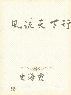 风流天下行封面