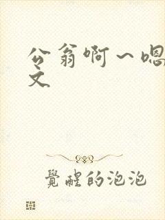 公翁啊～嗯啊h文