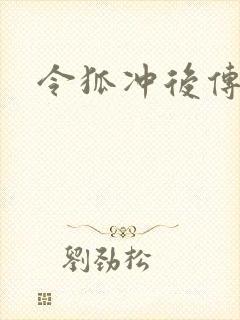 令狐冲后传封面