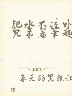 肥水不流外人田兄弟篇笔趣阁小说