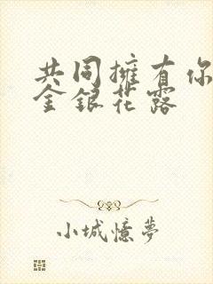 共同拥有你by金银花露