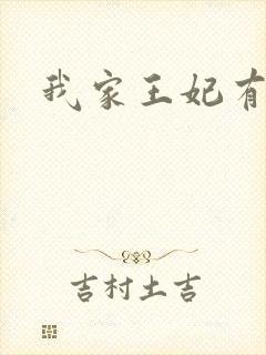 我家王妃有点野封面