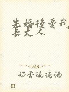 先婚后爱我的市长大人