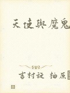 天使与魔鬼小说封面