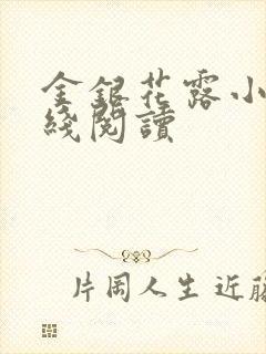 金银花露小说在线阅读