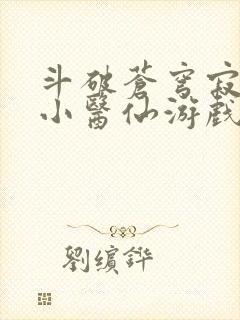 斗破苍穹寂寞的小医仙游戏世界