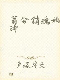 翁公销魂姚瑶琦琦