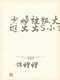 少妇被粗大猛进进出出S小说