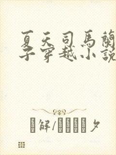 夏天司马兰九皇子穿越小说笔趣阁