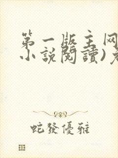 第一版主网(在小说阅读)免费阅读
