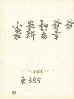 小米和爷爷系列最新篇章