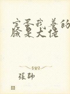 完蛋我养的小白脸是大佬