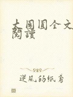 大团圆全文完整阅读