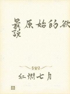 最原始的欲望小说