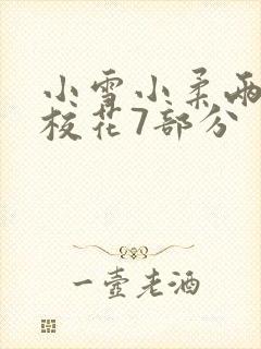 小雪小柔两个大校花7部分封面