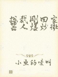 总裁刚回家被机器人爆炒微博