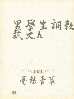 男学生调教男总裁文h