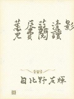 叶辰苏清影全文免费阅读