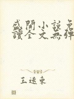 盛开小说免费阅读全文无弹窗